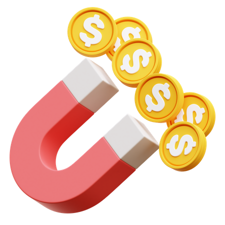 Money Magnet  3D Icon