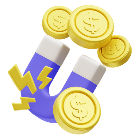 Money Magnet  3D Icon