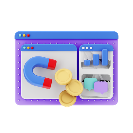 Money Magnet  3D Icon