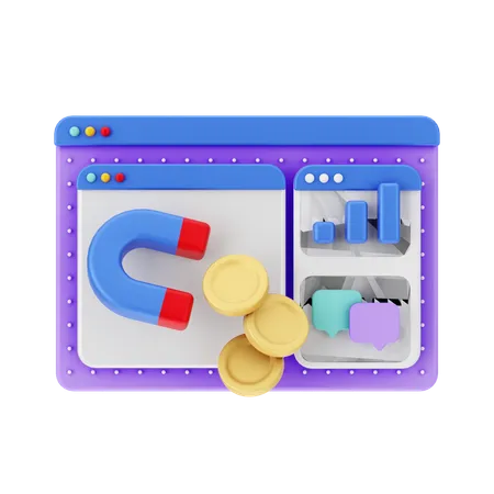 Money Magnet  3D Icon