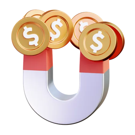 Money Magnet 3D Icon