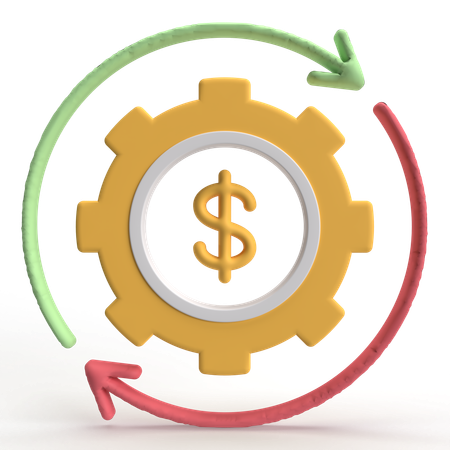 Money Making  3D Icon