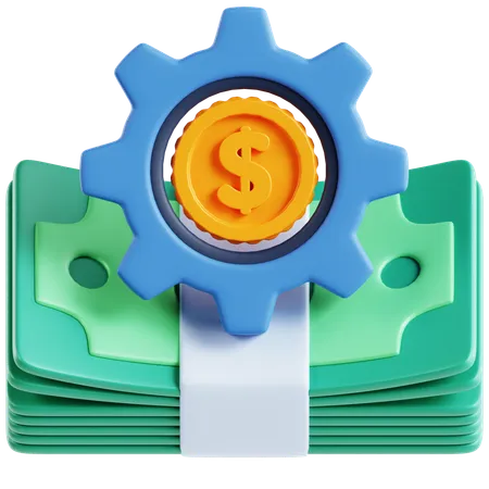 Money Management 3 D Icon 3D Icon