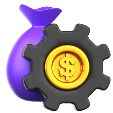 Money management  3D Icon