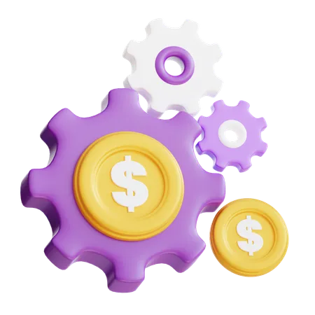 3 D Money Management Icon 3D Icon