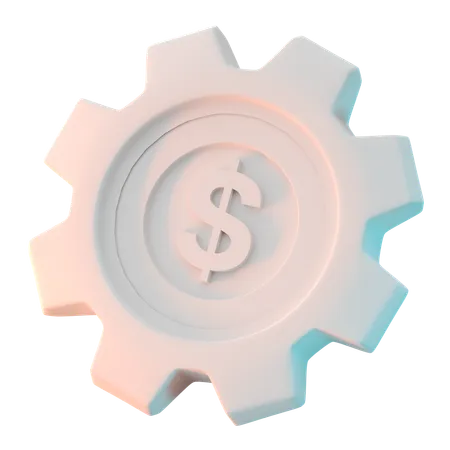 資金管理  3D Icon