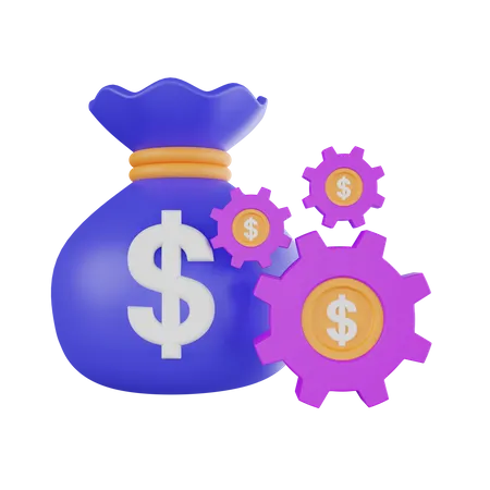 Money Management  3D Icon