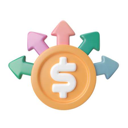 Money Management  3D Icon