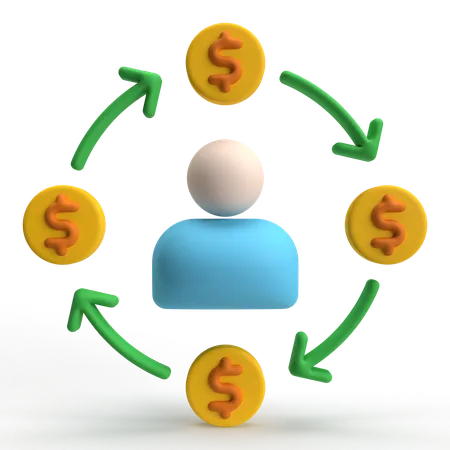 Money Management  3D Icon