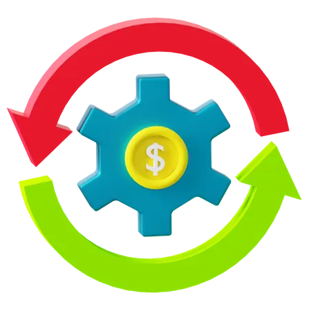 Money Management  3D Icon