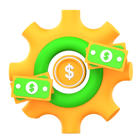 Money management  3D Icon