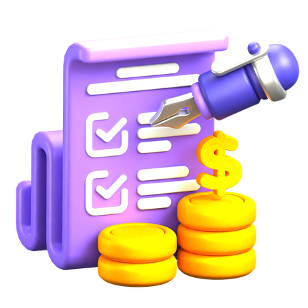 Money Management  3D Icon