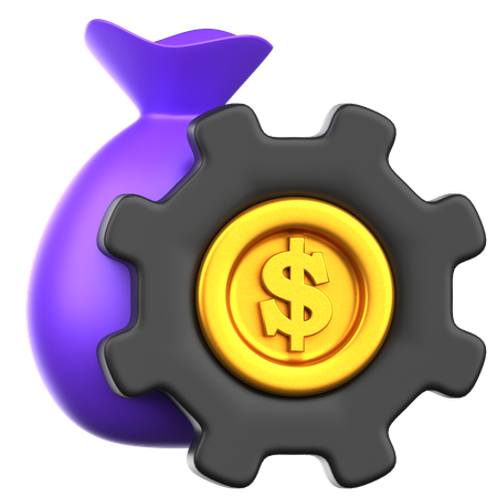 Money management  3D Icon