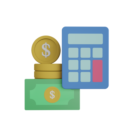 Money Management  3D Illustration