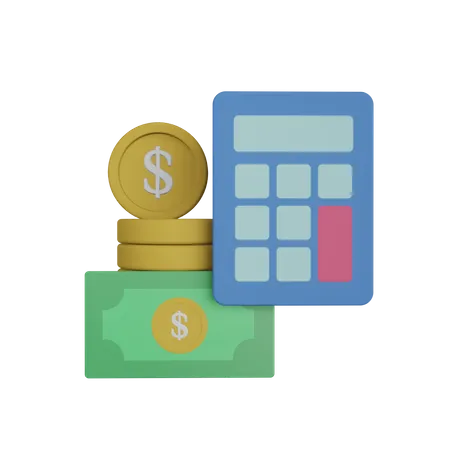 Money Management  3D Illustration