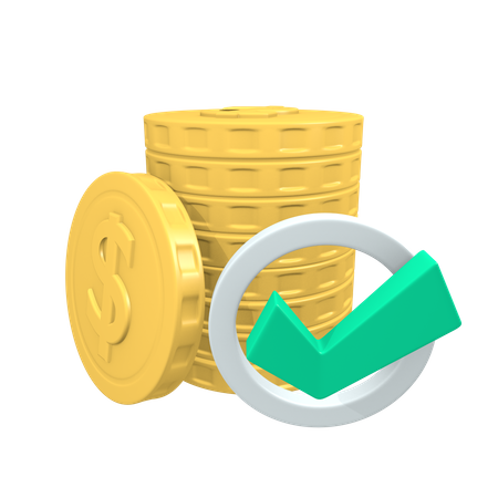 Money management 3D Illustration