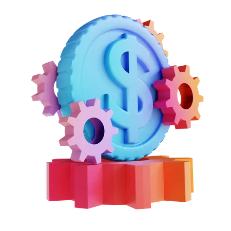 Money Management  3D Illustration