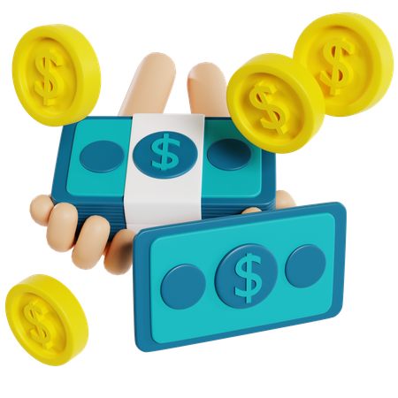 Money Management Concept  3D Icon