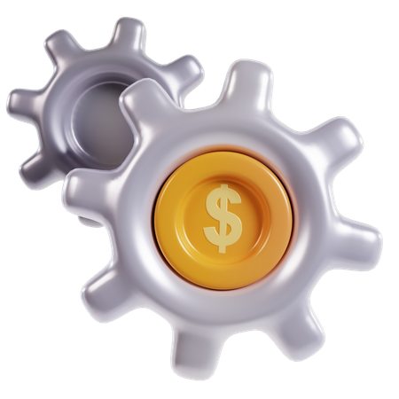 Money Management Efficient Financial  3D Icon