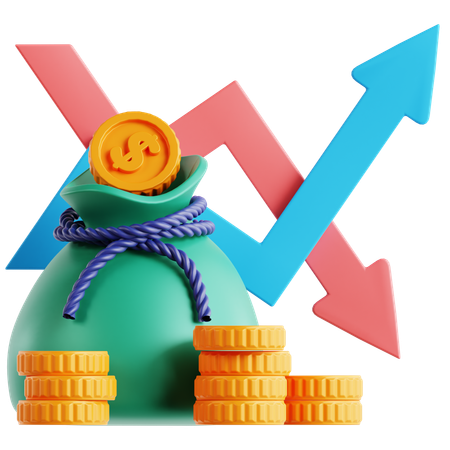 Money Market  3D Icon