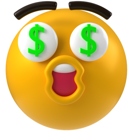 Money Mouth  3D Icon