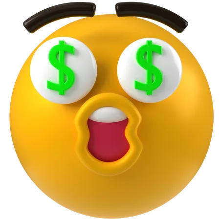 Money Mouth  3D Icon