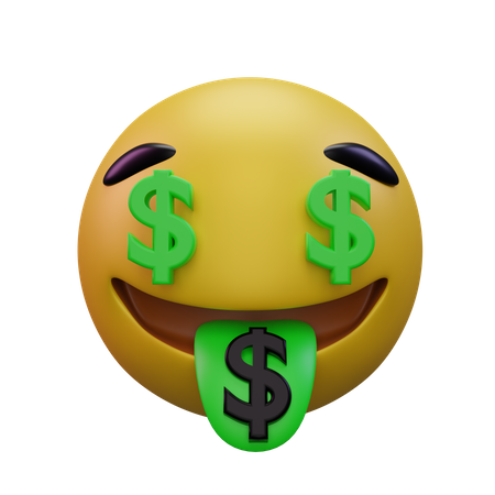 Money Mouth 3D Icon