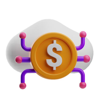 Money Network  3D Icon