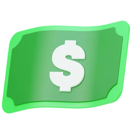 Money Note  3D Icon