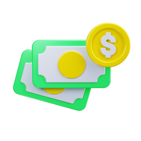 Money notes  3D Icon