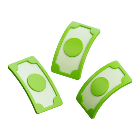 Money notes  3D Icon