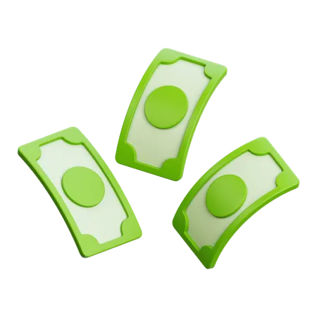 Money notes  3D Icon