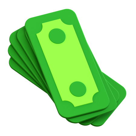 Money Notes  3D Icon