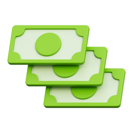 Money notes  3D Icon