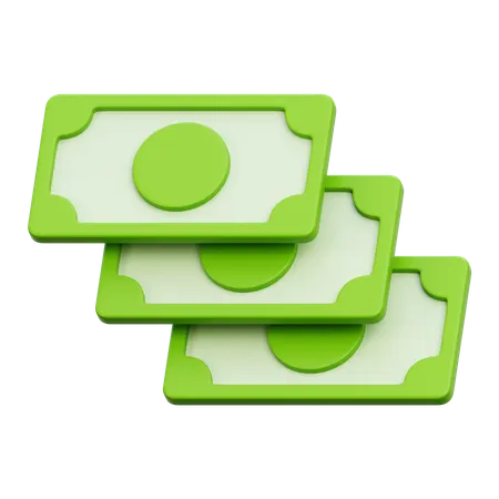 Money notes  3D Icon