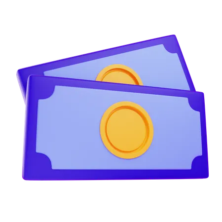 Money Notes  3D Icon