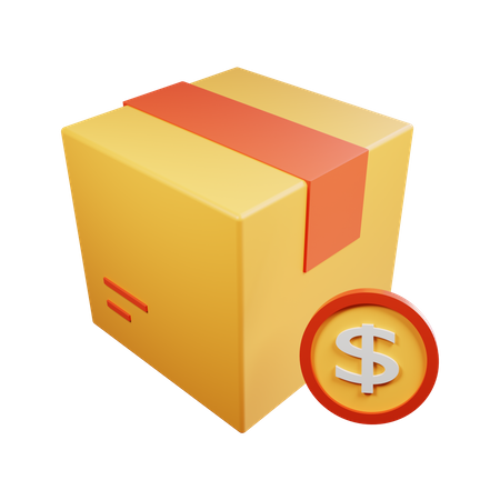 Money Package  3D Icon