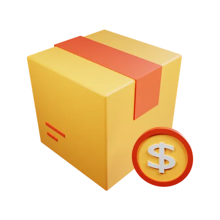 Money Package  3D Icon