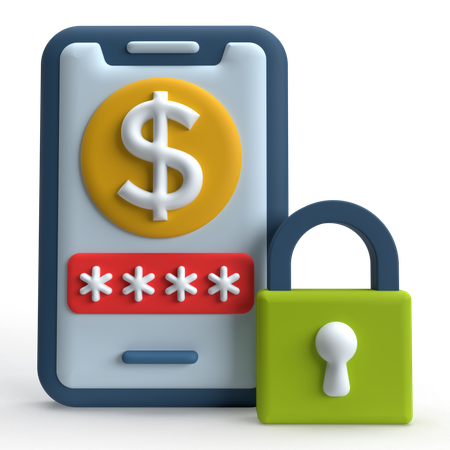 Money Password  3D Icon