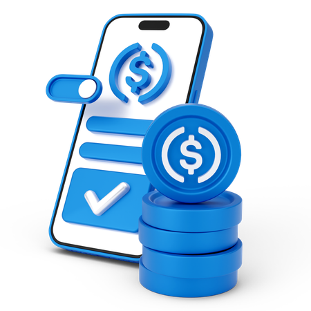 Money payment  3D Icon