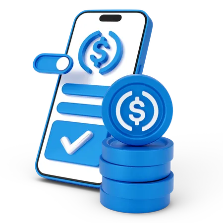 Money payment  3D Icon