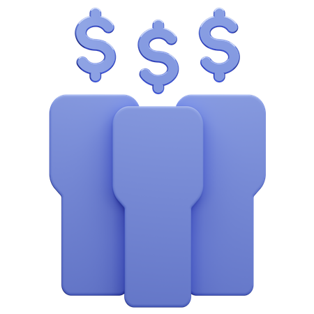 Money People  3D Icon