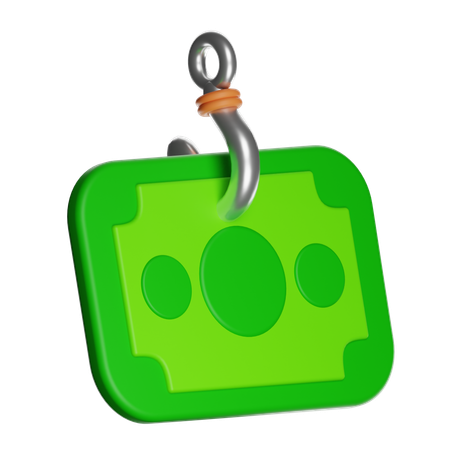 Money Phishing  3D Icon