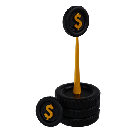 Money Plant  3D Icon