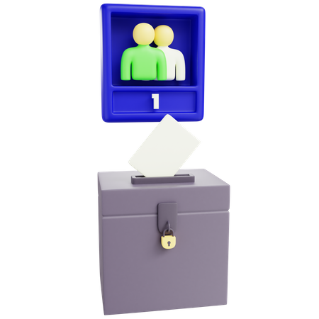Money Politics  3D Icon
