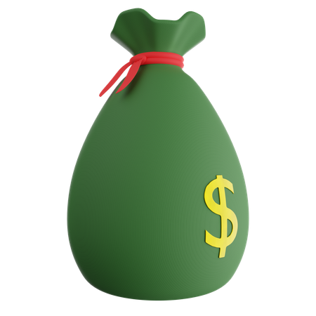 Money Pouch  3D Icon