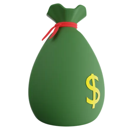 Money Pouch  3D Icon