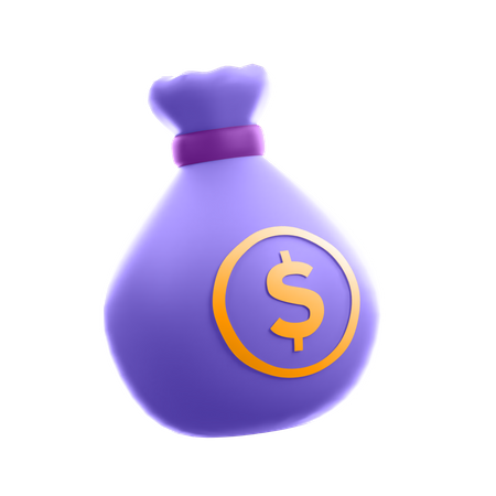 Money Pouch  3D Illustration