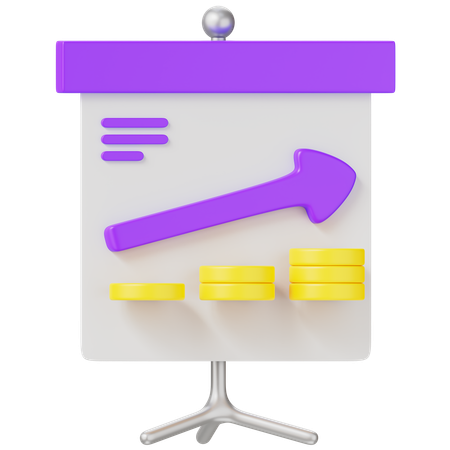 Money Presentation  3D Icon