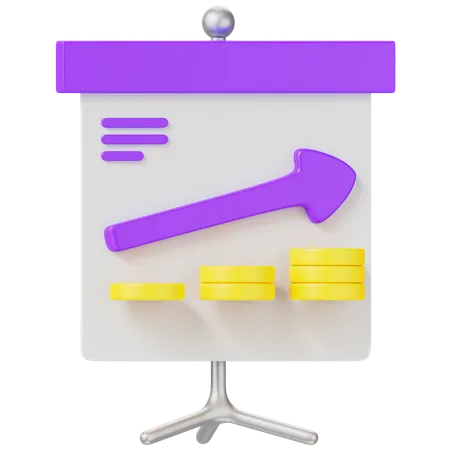 Money Presentation  3D Icon